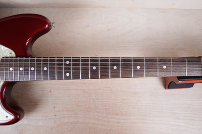 Fender MG73-CO MH Competition Mustang Reissue CIJ 2004 Old Candy Apple Red Matching Headsttock w/ Bag