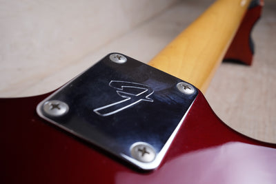 Fender MG73-CO MH Competition Mustang Reissue CIJ 2004 Old Candy Apple Red Matching Headsttock w/ Bag