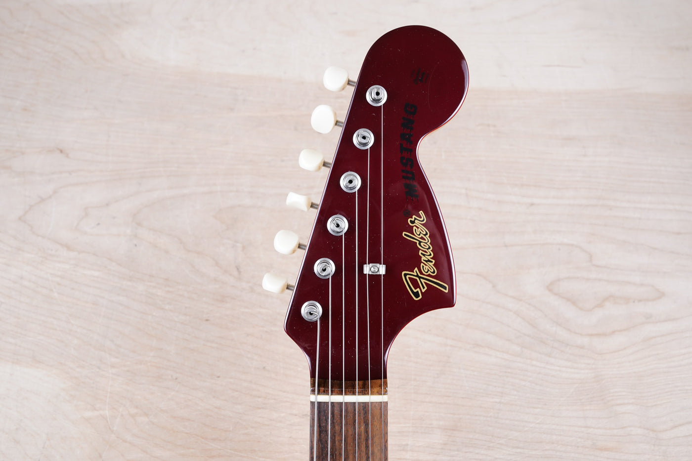 Fender MG73-CO MH Competition Mustang Reissue CIJ 2004 Old Candy Apple Red Matching Headsttock w/ Bag