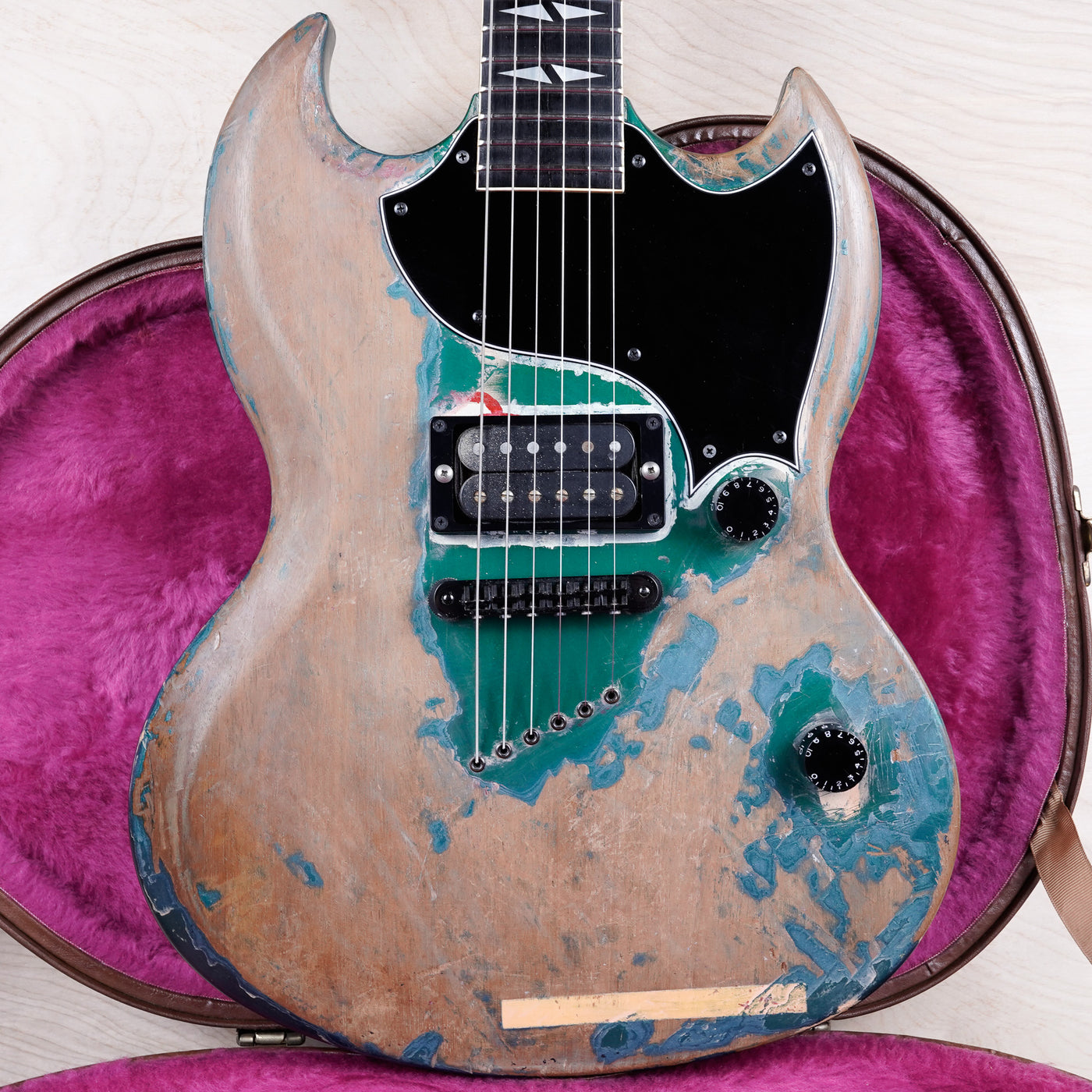 Gibson SG '90 Single 1988 Metallic Turquoise w/ OHSC