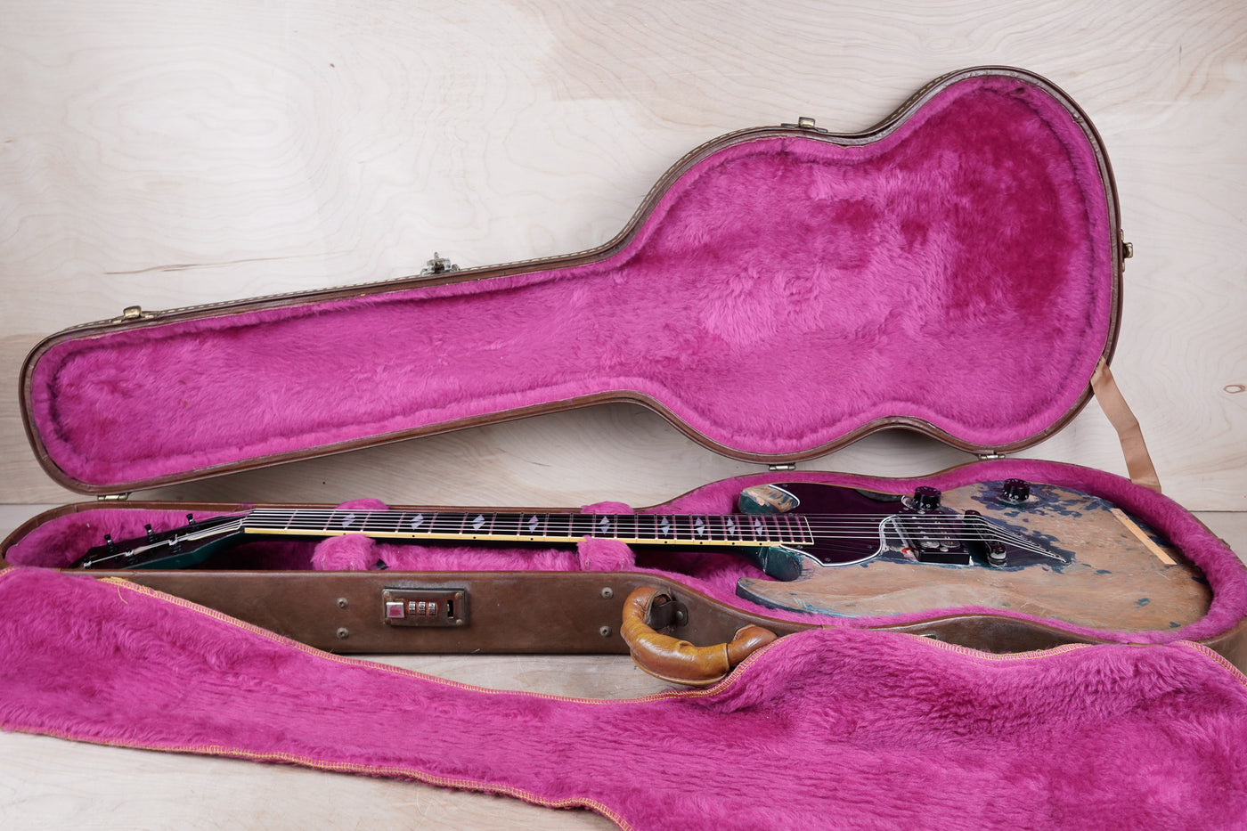 Gibson SG '90 Single 1988 Metallic Turquoise w/ OHSC