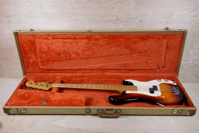 Starr Custom Style P-Style Bass Relic Sunburst w/ Vintage Fender Hard Case