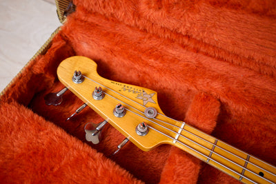 Starr Custom Style P-Style Bass Relic Sunburst w/ Vintage Fender Hard Case