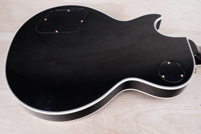 Tokai Premium Series LC254S MIJ 2024 Black Lacquer Finish Japan Black Beauty w/ Hard Case