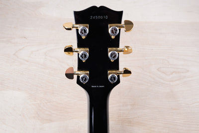 Tokai Premium Series LC254S MIJ 2024 Black Lacquer Finish Japan Black Beauty w/ Hard Case