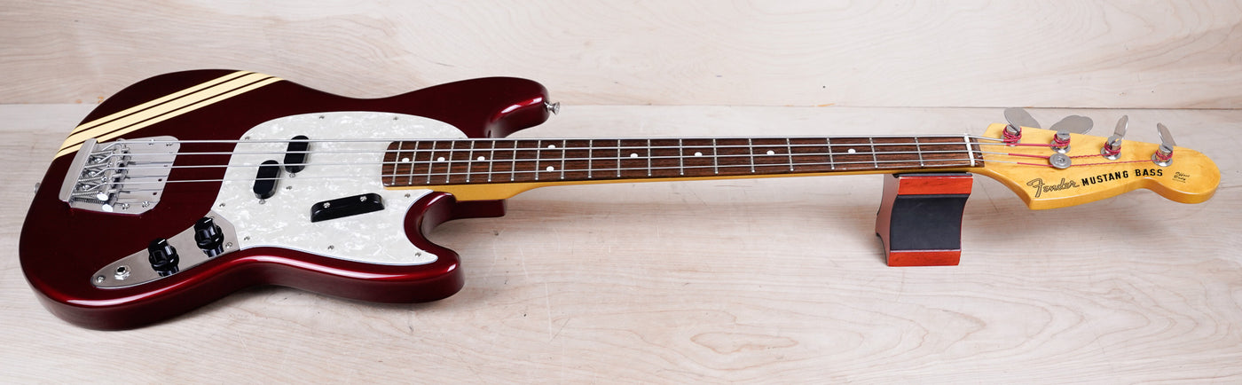 Fender MB98-SD/CO Competition Mustang Bass Reissue CIJ 2008 Old Candy Apple Red Japan w/ Bag