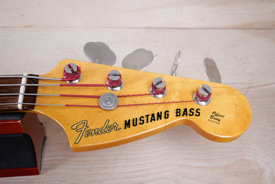 Fender MB98-SD/CO Competition Mustang Bass Reissue CIJ 2008 Old Candy Apple Red Japan w/ Bag
