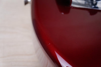 Fender MB98-SD/CO Competition Mustang Bass Reissue CIJ 2008 Old Candy Apple Red Japan w/ Bag