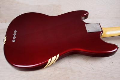 Fender MB98-SD/CO Competition Mustang Bass Reissue CIJ 2008 Old Candy Apple Red Japan w/ Bag