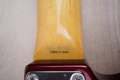 Fender MB98-SD/CO Competition Mustang Bass Reissue CIJ 2008 Old Candy Apple Red Japan w/ Bag