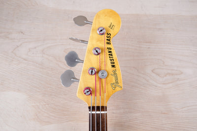 Fender MB98-SD/CO Competition Mustang Bass Reissue CIJ 2008 Old Candy Apple Red Japan w/ Bag