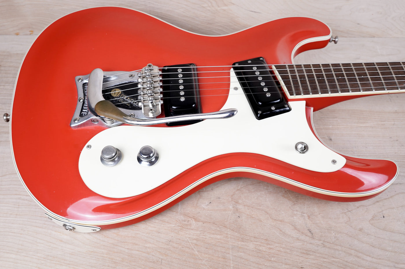 Mosrite The Ventures Model Mark I 1964 Reissue 2000s Red w/ Hard Case