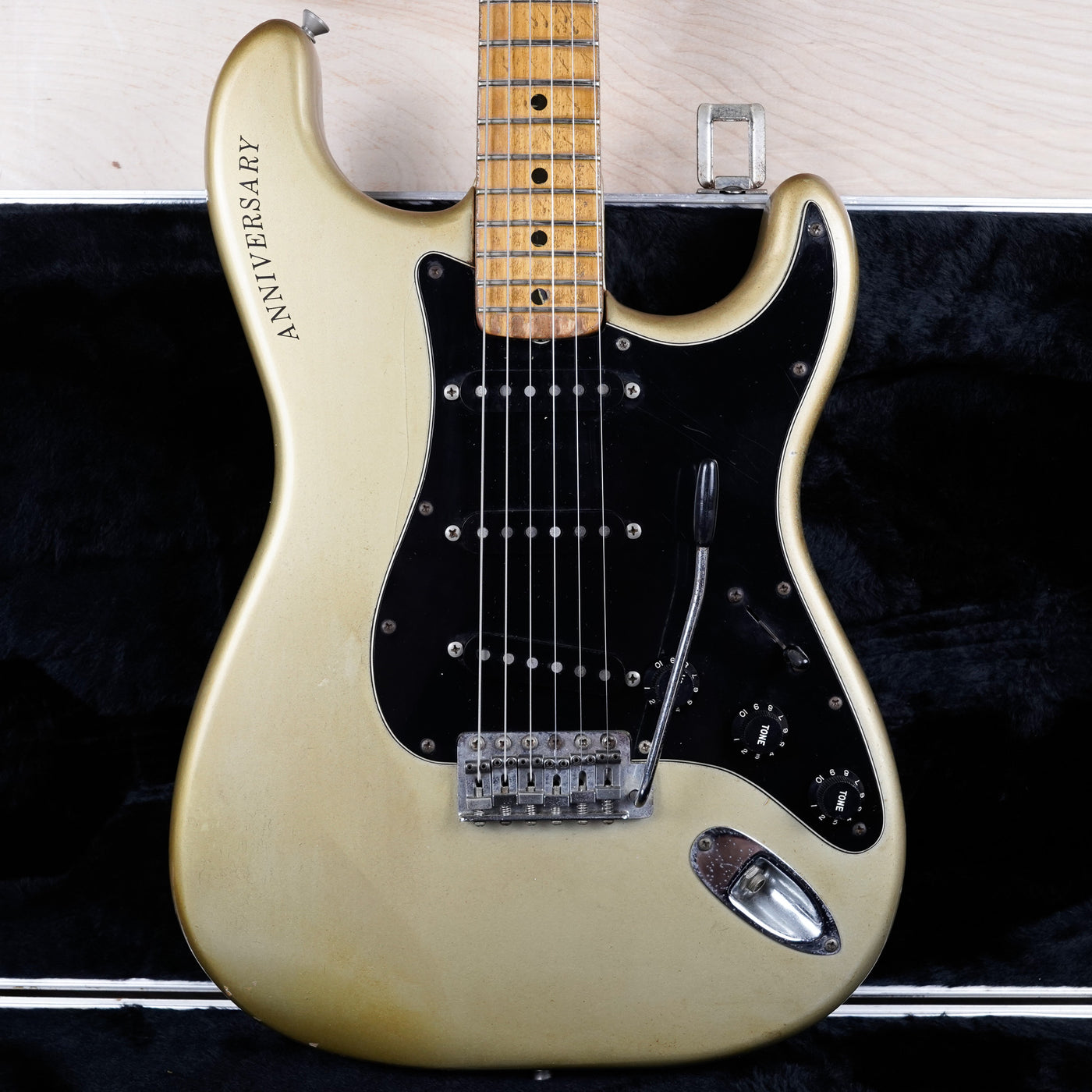 Fender 25th Anniversary Stratocaster 1979 Silver Metallic Vintage USA w/ OHSC