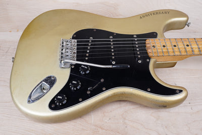 Fender 25th Anniversary Stratocaster 1979 Silver Metallic Vintage USA w/ OHSC
