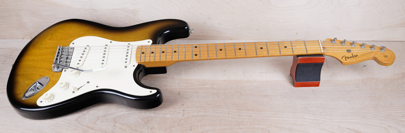 Fender Limited Edition 40th Anniversary 1954 Reissue Stratocaster with Maple Fretboard 1994 Brown Sunburst USA American Vintage AVRI w/ OHSC