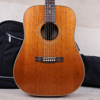 Fender DG-24 Mahogany Acoustic Guitar 1988 Vintage Natural w/ Bag