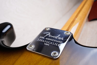 Fender Limited Edition 40th Anniversary 1954 Reissue Stratocaster with Maple Fretboard 1994 Brown Sunburst USA American Vintage AVRI w/ OHSC