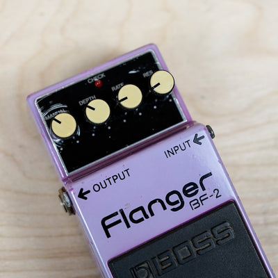 Boss BF-2 Flanger (Green Label) Purple 1992