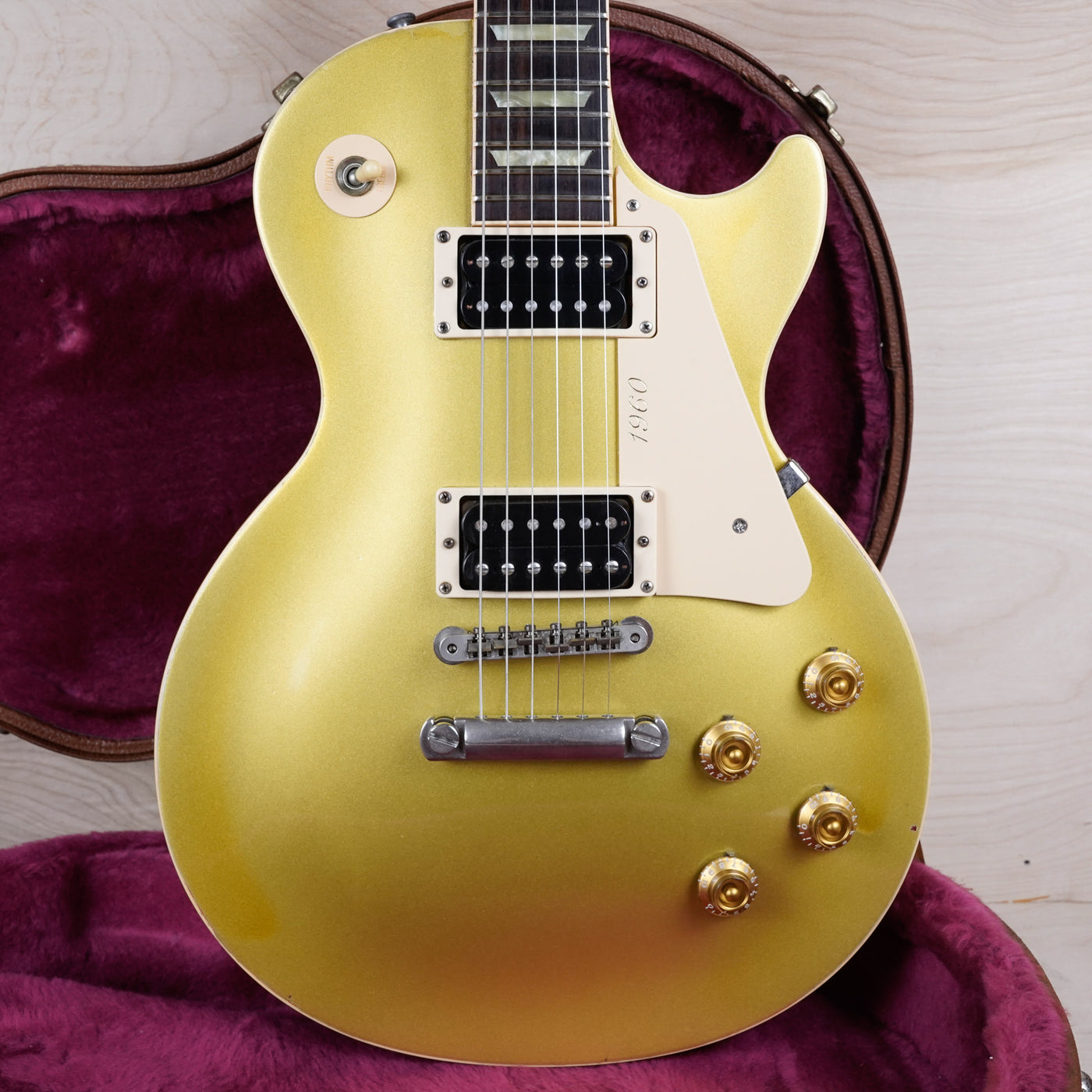 Gibson Les Paul 1960 Classic 1998 Goldtop Refinish w/ OHSC