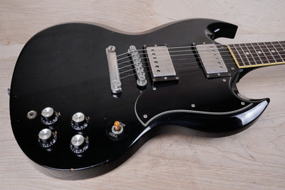 Greco SS-540 MIJ 1989 Ebony Black Vintage Made in Japan SG w/ Bag