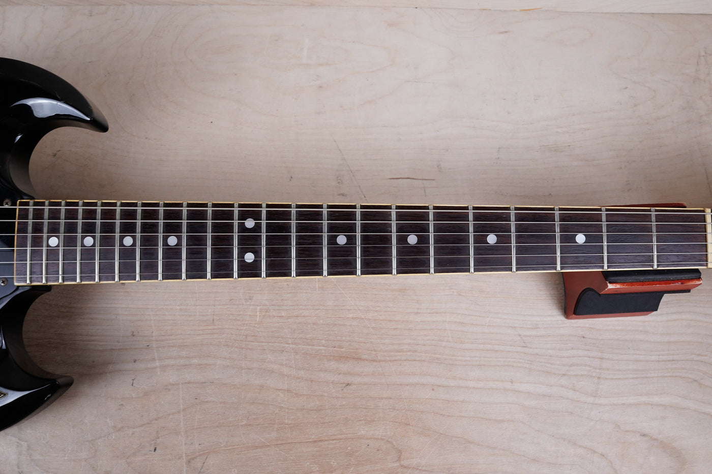 Greco SS-540 MIJ 1989 Ebony Black Vintage Made in Japan SG w/ Bag