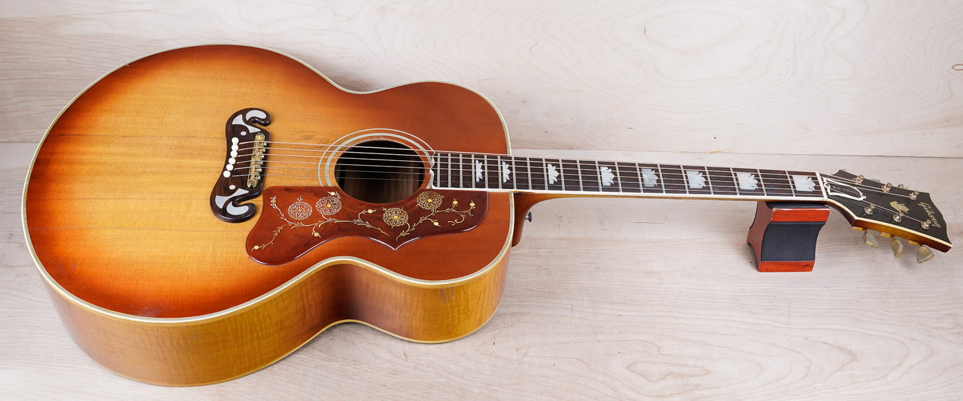 Gibson J-200 1964 Sunburst Vintage Jumbo Acoustic Guitar w/ OHSC