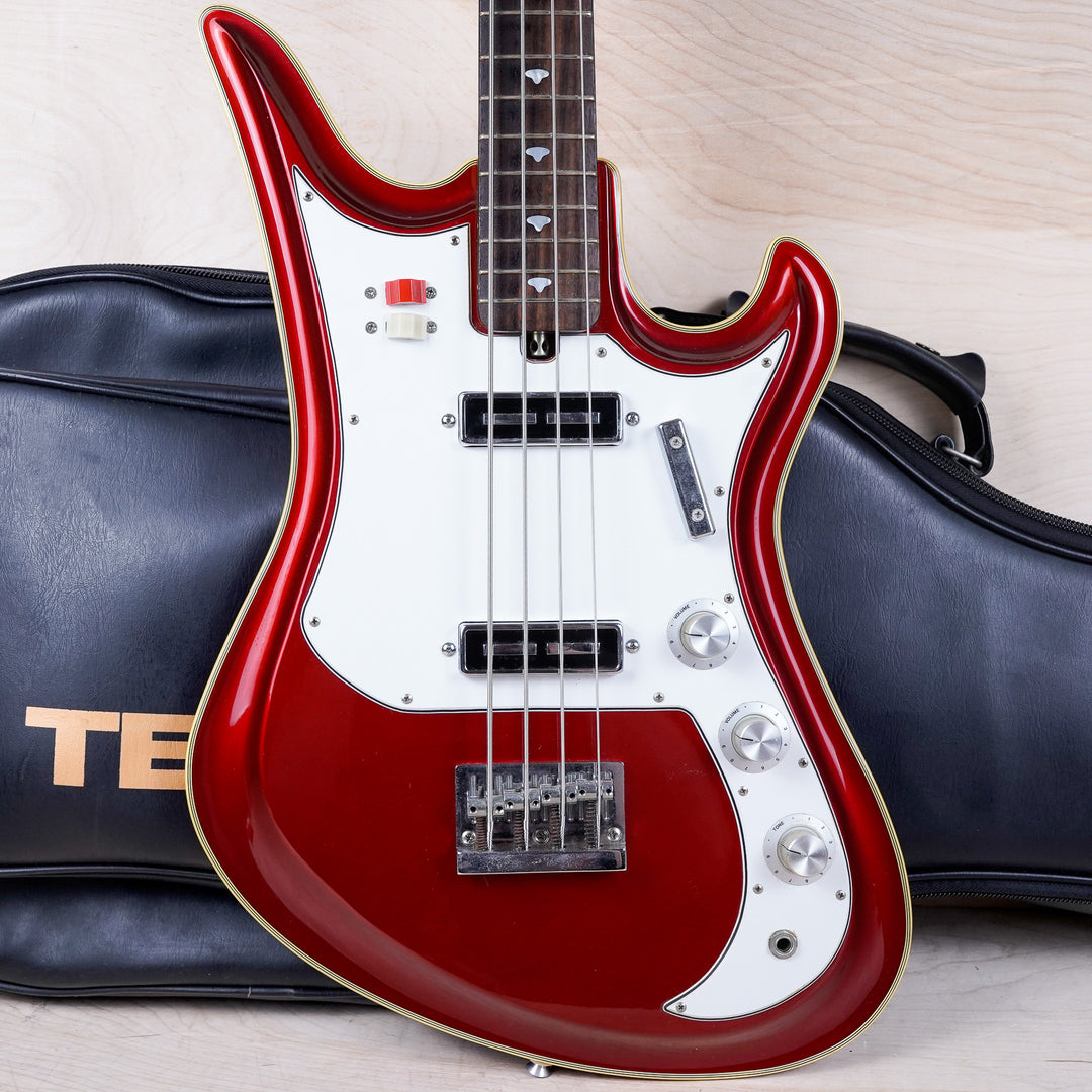 Teisco SPB-200 Spectrum Bass MIJ 2000 Metallic Red Short Scale 30