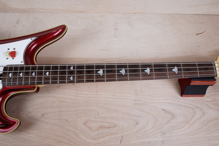 【希少】TEISCO テスコ Spectrum bass エレキベ Teisco SPB-200 Spectrum Bass MIJ 2000 Metallic Red w/ Bag