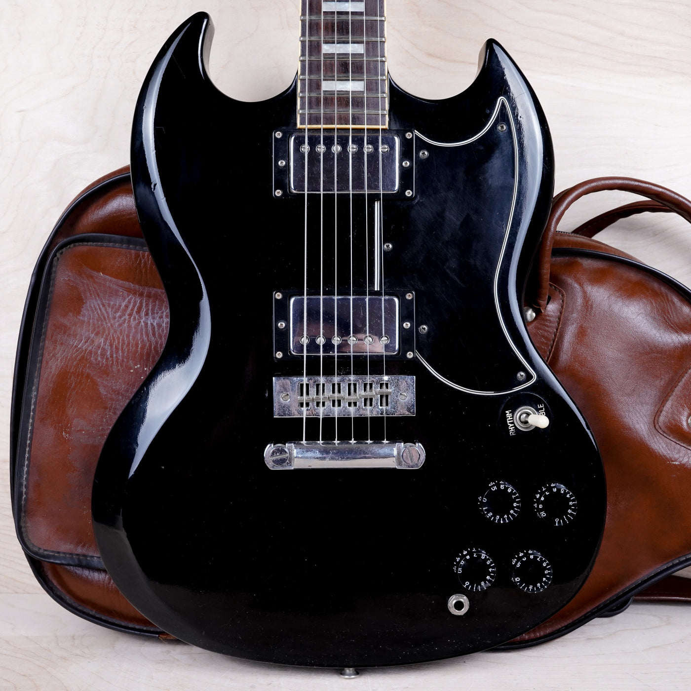 Tokai TSG-50 MIJ 1984 Black Tokai '57 PAF Pickups Vintage Japan w/ Bag