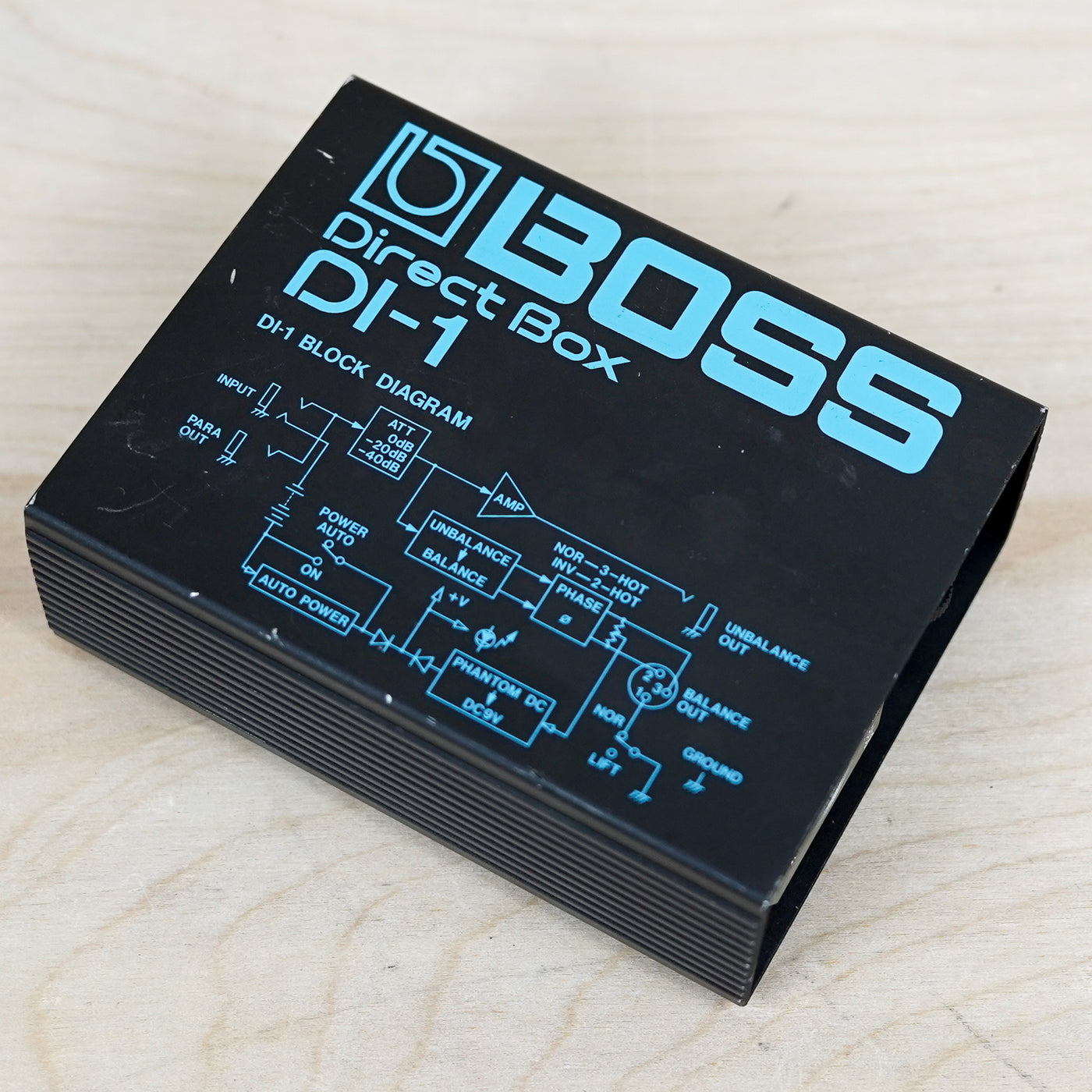 Boss DI-1 Direct Box Black Made in Japan MIJ