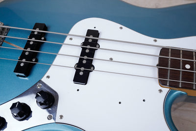 Fender JB-62 Jazz Bass Reissue w/ Matching Headstock CIJ 1999 Lake Placid Blue Crafted in Japan w/ Bag