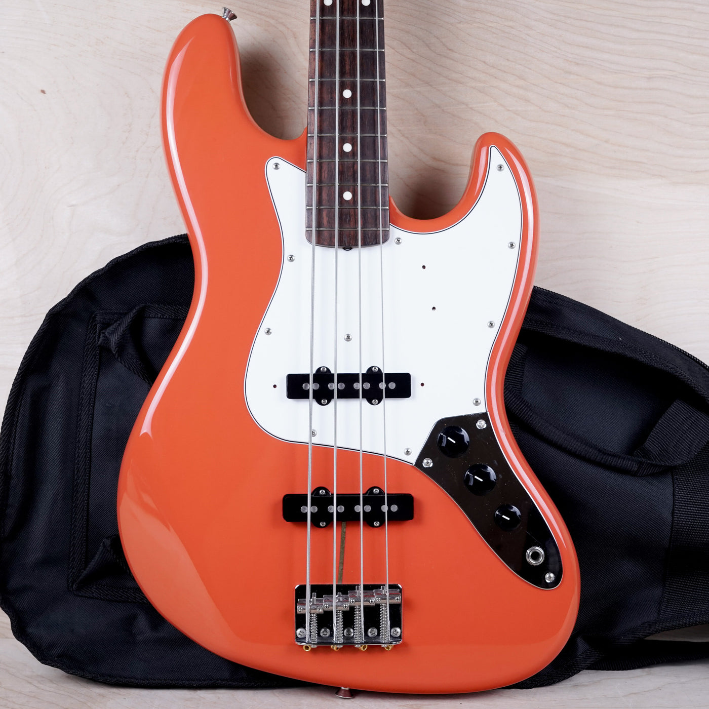 Fender Classic '60s Jazz Bass MIJ 2015 Fiesta Red Japan w/ Bag