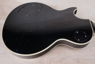 Burny RLC-60 1987 Black Beauty Custom Vintage Made in Japan MIJ VH-1 PAF Pickups 1960 Reissue w/ Bag