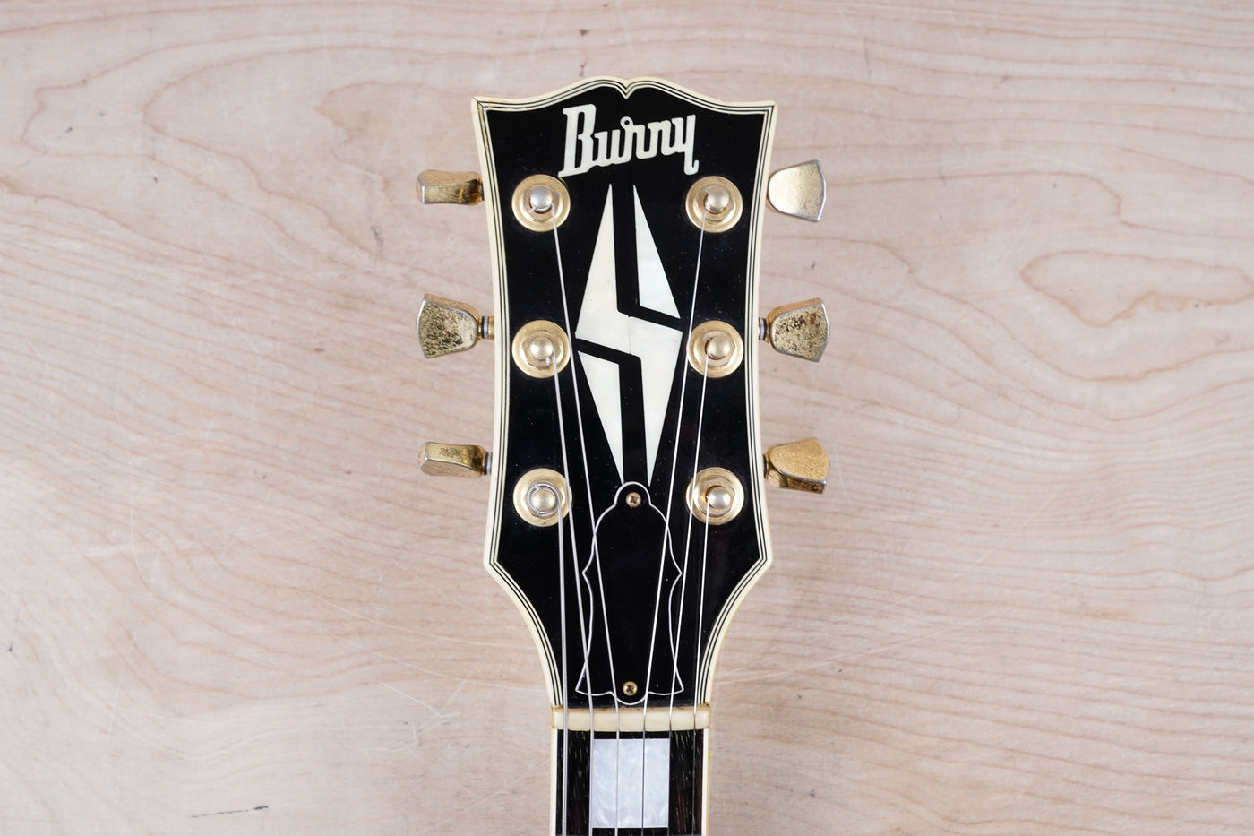 Burny RLC-60 1987 Black Beauty Custom Vintage Made in Japan MIJ VH-1 PAF Pickups 1960 Reissue w/ Bag