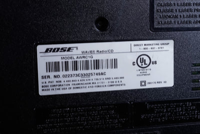 Bose Radio/CD AWRC-1G Black w/ AWACCP Radio CD Pedestal, Remote