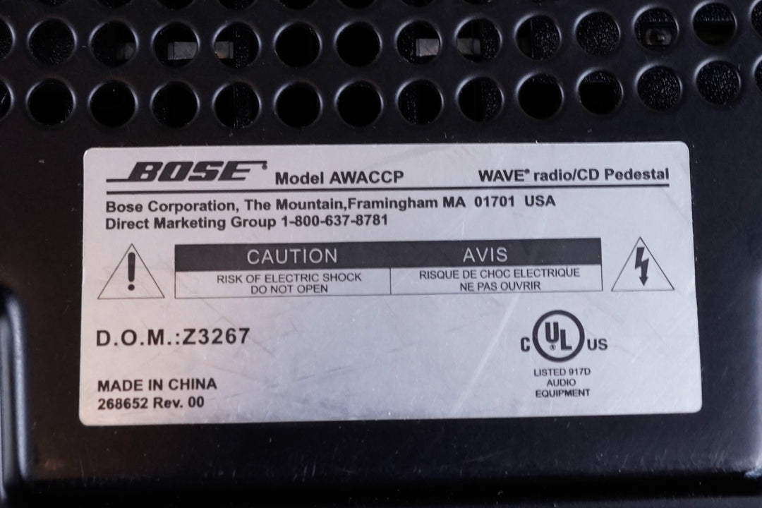 Bose Radio/CD AWRC-1G Black w/ AWACCP Radio CD Pedestal, Remote – A Flash  Flood of Gear