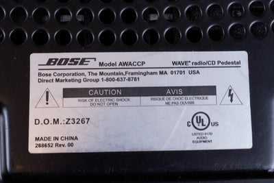 Bose Radio/CD AWRC-1G Black w/ AWACCP Radio CD Pedestal, Remote