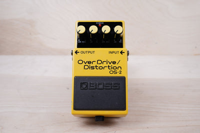 Boss OS-2 OverDrive/Distortion (Silver Label) 1994 Yellow