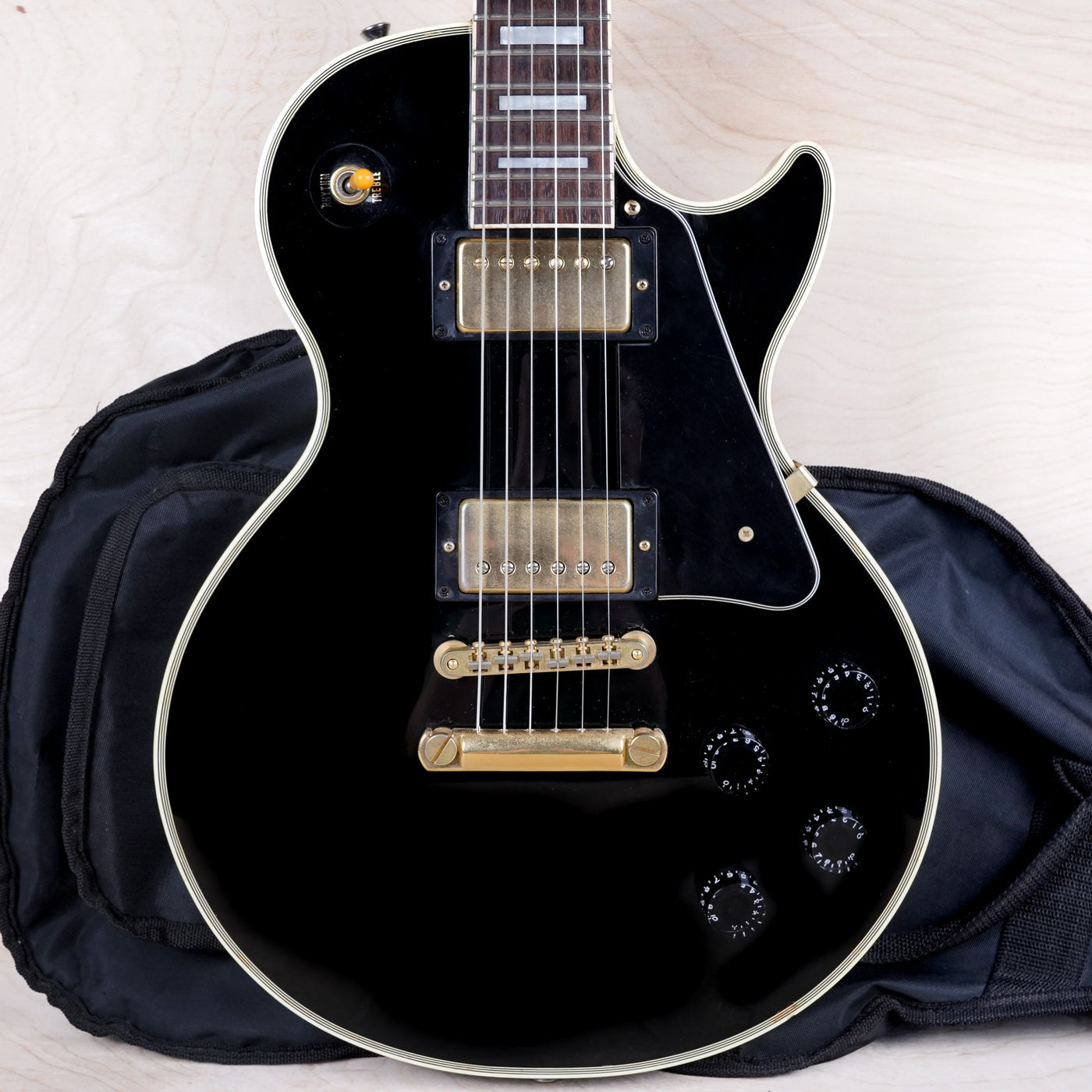 Orville LPC-75 Les Paul Custom MIJ 1997 Ebony Japan Gibson Fujigen w/ Bag