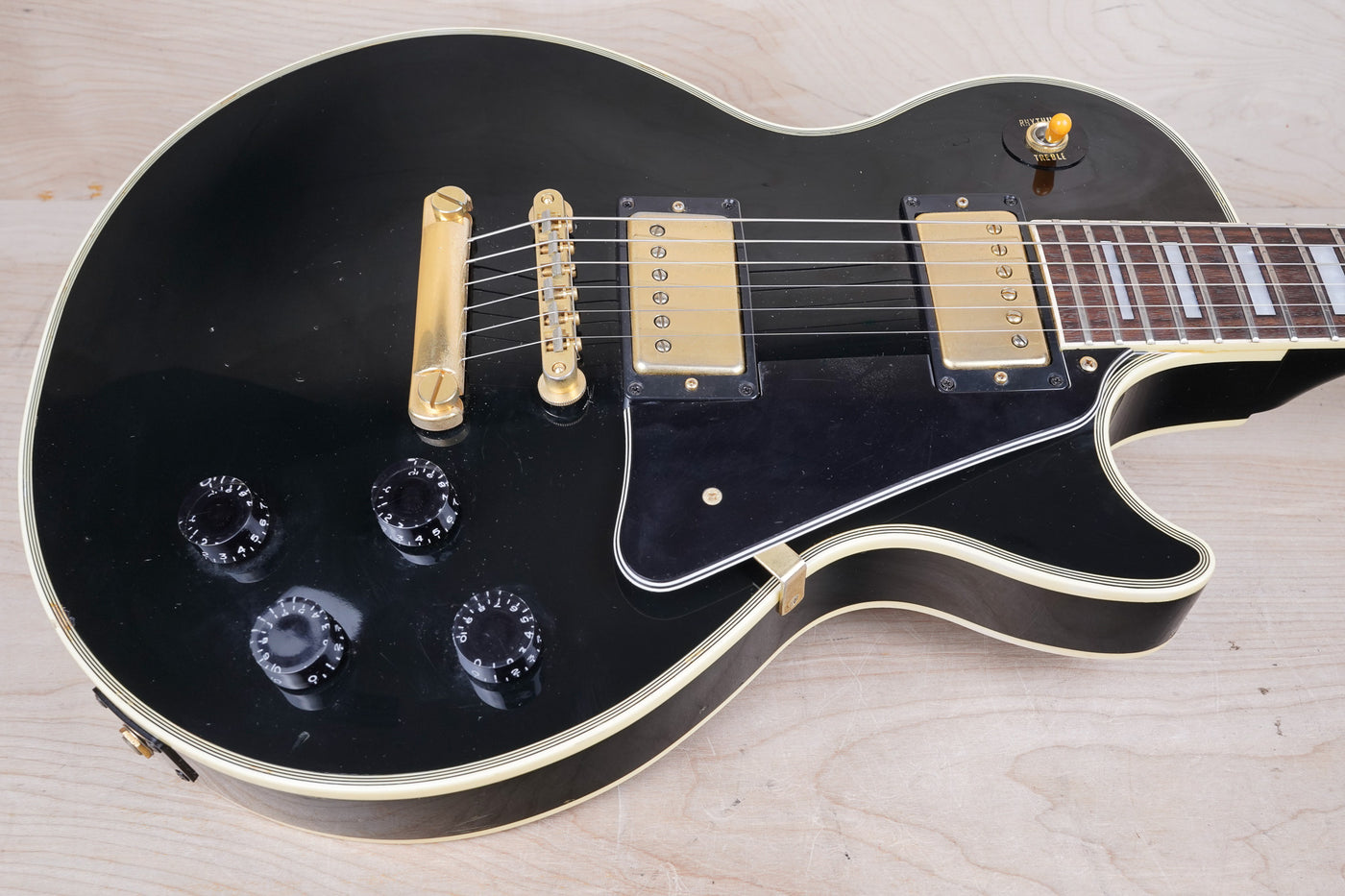 Orville LPC-75 Les Paul Custom MIJ 1997 Ebony Japan Gibson Fujigen w/ Bag