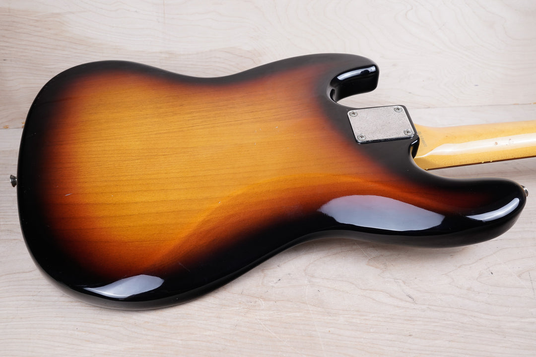 Fender JB62-FL Fretless Jazz Bass Reissue MIJ 1993 Sunburst