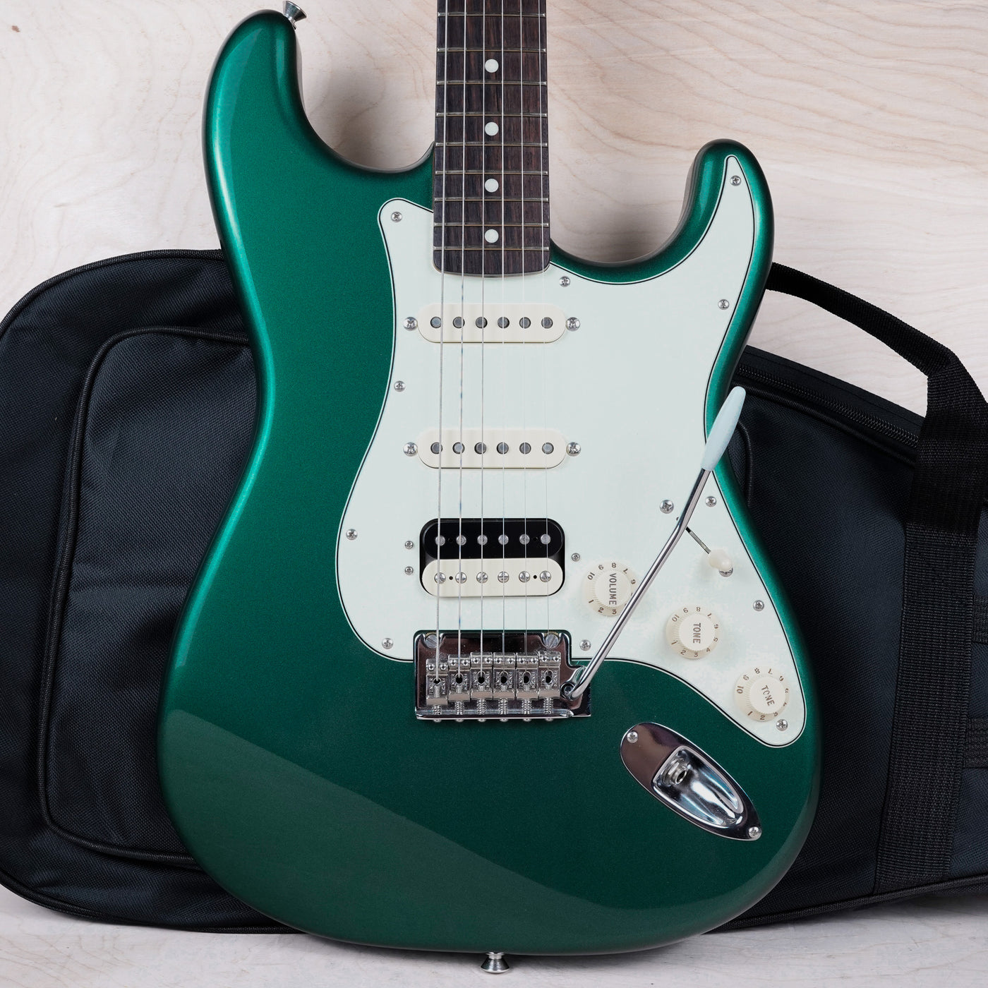 Fender Made In Japan Hybrid '60s Stratocaster HSS 2020 Sherwood Green Metallic w/ Bag