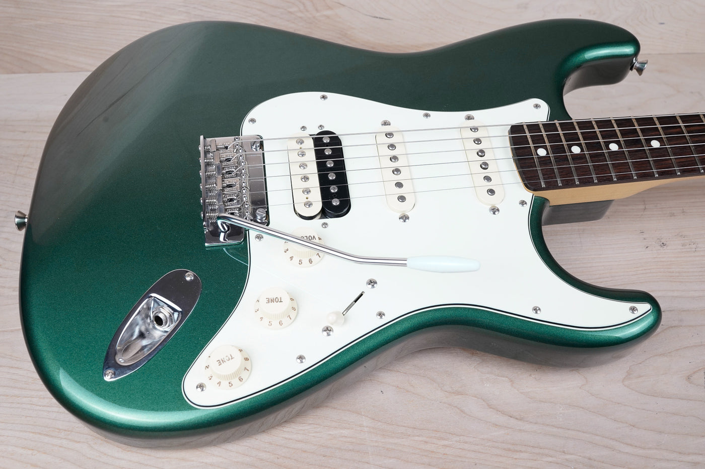 Fender Made In Japan Hybrid '60s Stratocaster HSS 2020 Sherwood Green Metallic w/ Bag