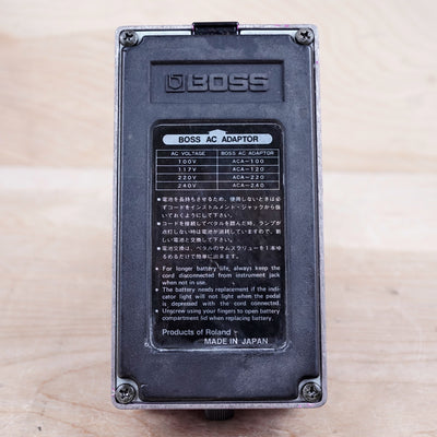 Boss BF-2 Flanger (Black Label) 1982 Purple Made in Japan MIJ