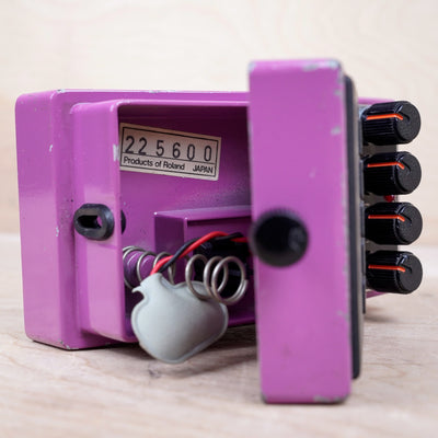 Boss BF-2 Flanger (Black Label) 1982 Purple Made in Japan MIJ