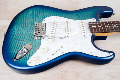 Fender Limited Edition ST-62 FMT Stratocaster Reissue MIJ 2013 Blue Flame Japan w/ Bag