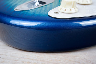 Fender Limited Edition ST-62 FMT Stratocaster Reissue MIJ 2013 Blue Flame Japan w/ Bag