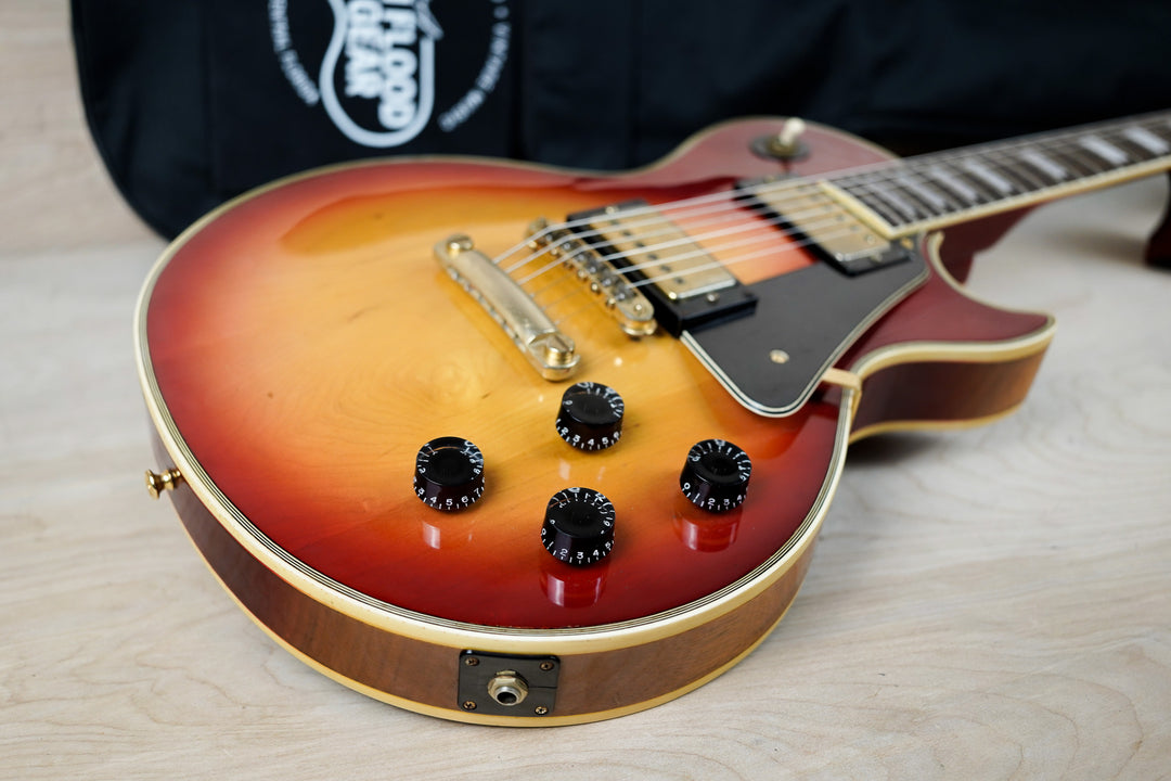Tomson　LES PAUL COSTOM JAPAN VINTAGE! Tomson Single Cut Custom 1980's Sunburst Vintage Made in Japan MIJ