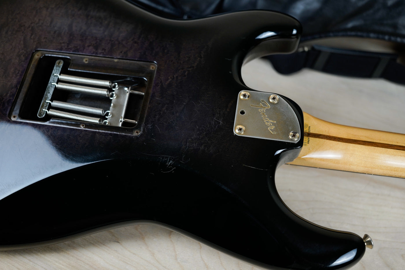 Fender STR-75R Stratocaster SSH MIJ 1987 Black Burst Vintage Japan Super Strat w/ Bag