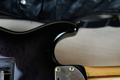 Fender STR-75R Stratocaster SSH MIJ 1987 Black Burst Vintage Japan Super Strat w/ Bag